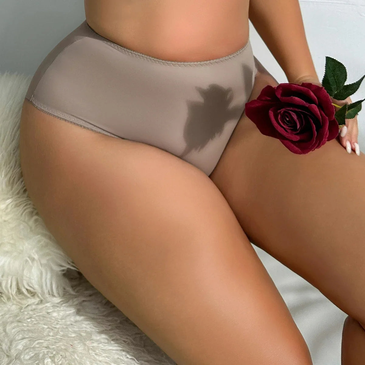 BEAUWEAR Big Size Panties for Woman Plus Size Underwear Plain Thin Underpants 0XL 1XL 2XL 3XL 4XL 5XL-2025