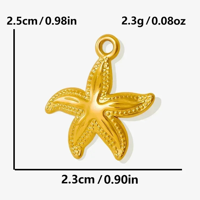 1Pc Temperament Fashion Summer Beach Blue Marine Life Sea Horse Shell Turtle Mini Fish Bead Necklace Classic Clavicle Chain