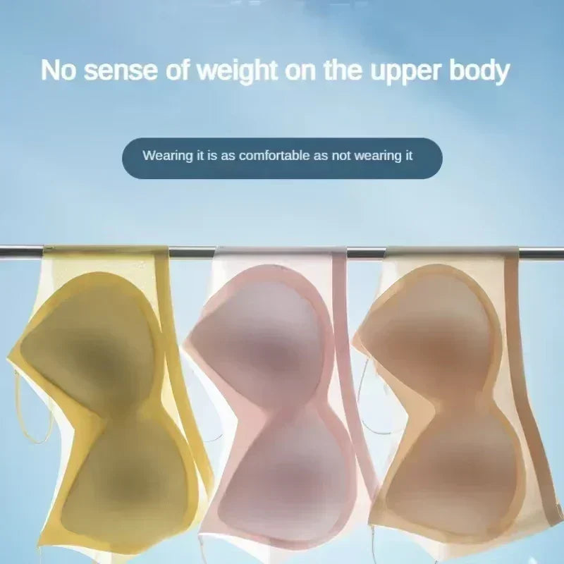 3PCS Ultra-Thin Breathable Ice Silk Top Bras Women&