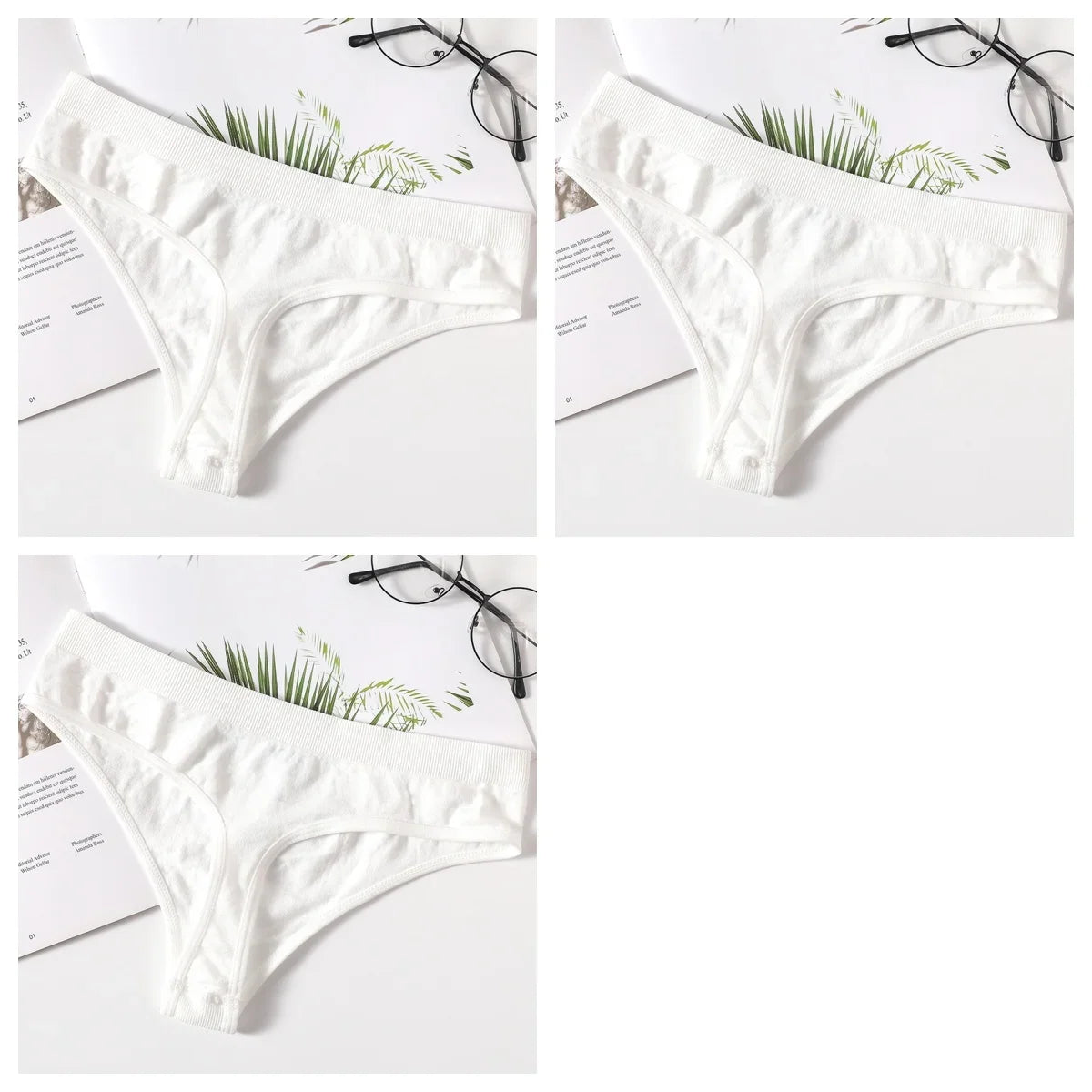 3Pcs/Set Thongs Women&