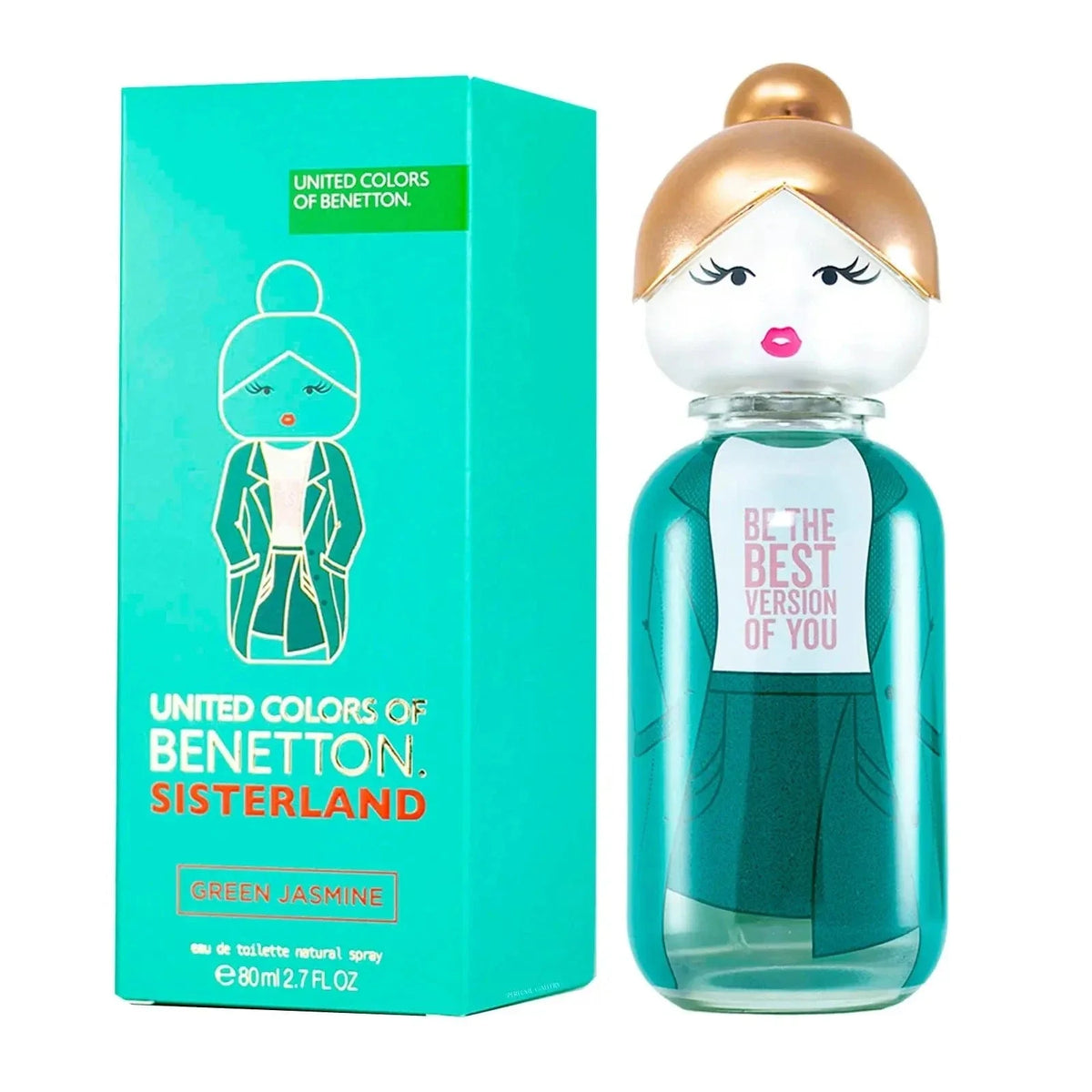 Sisterland Green Jasmine By Benetton For Women 2.7 oz EDT Spray