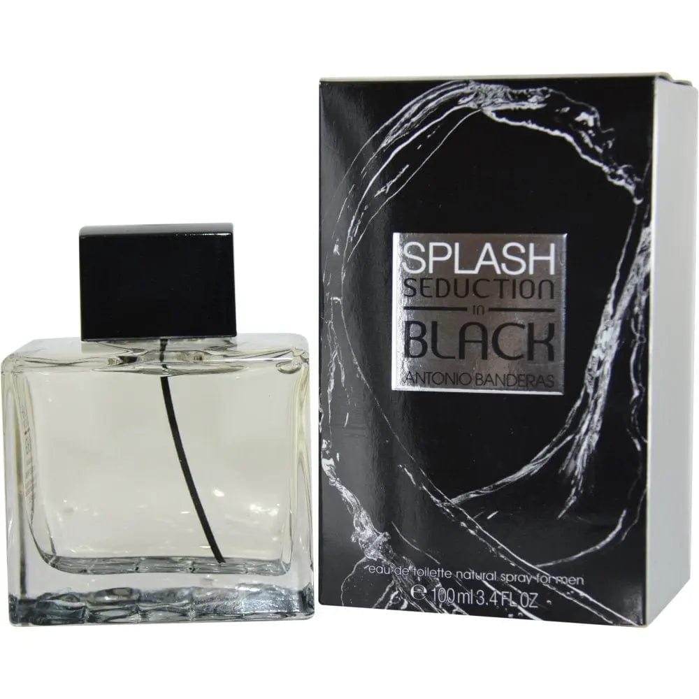 Splash Seduction In Black By Antonio Banderas For Men 3.4oz EDT Spray