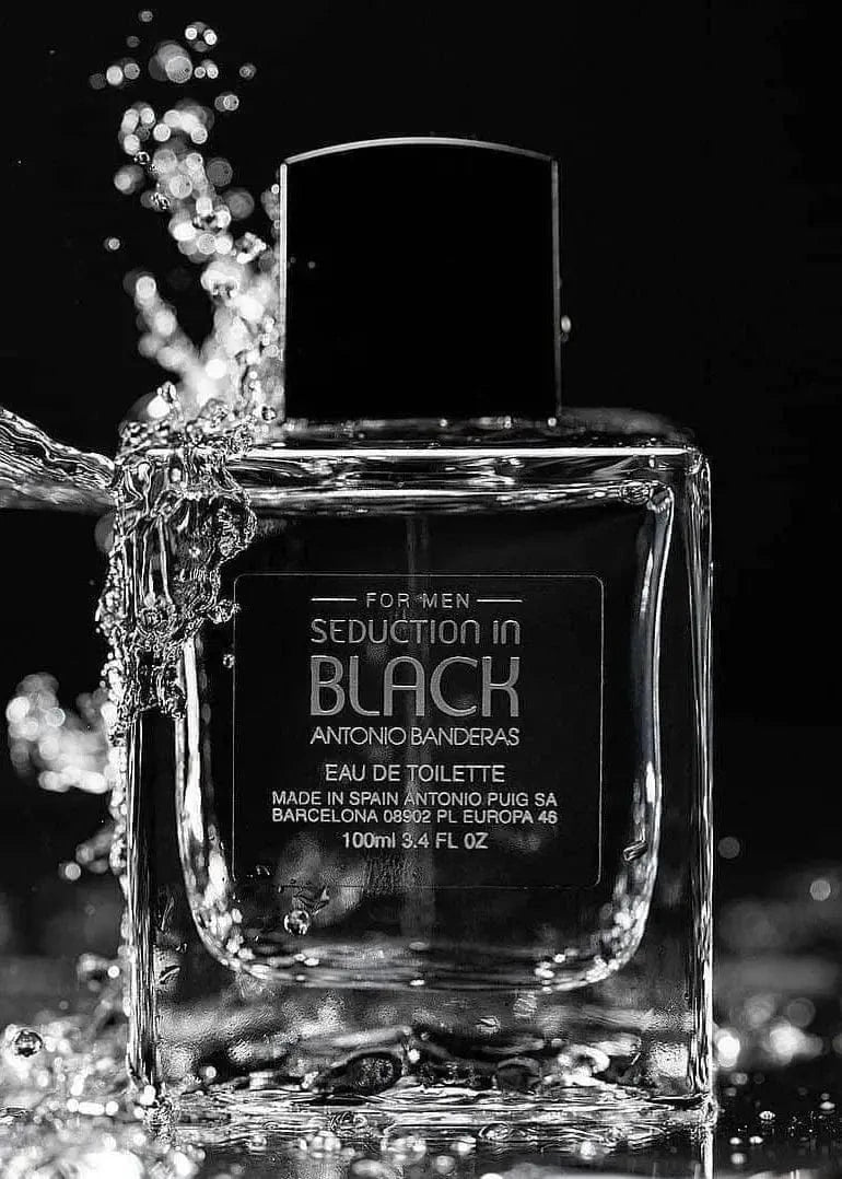 Splash Seduction In Black By Antonio Banderas For Men 3.4oz EDT Spray