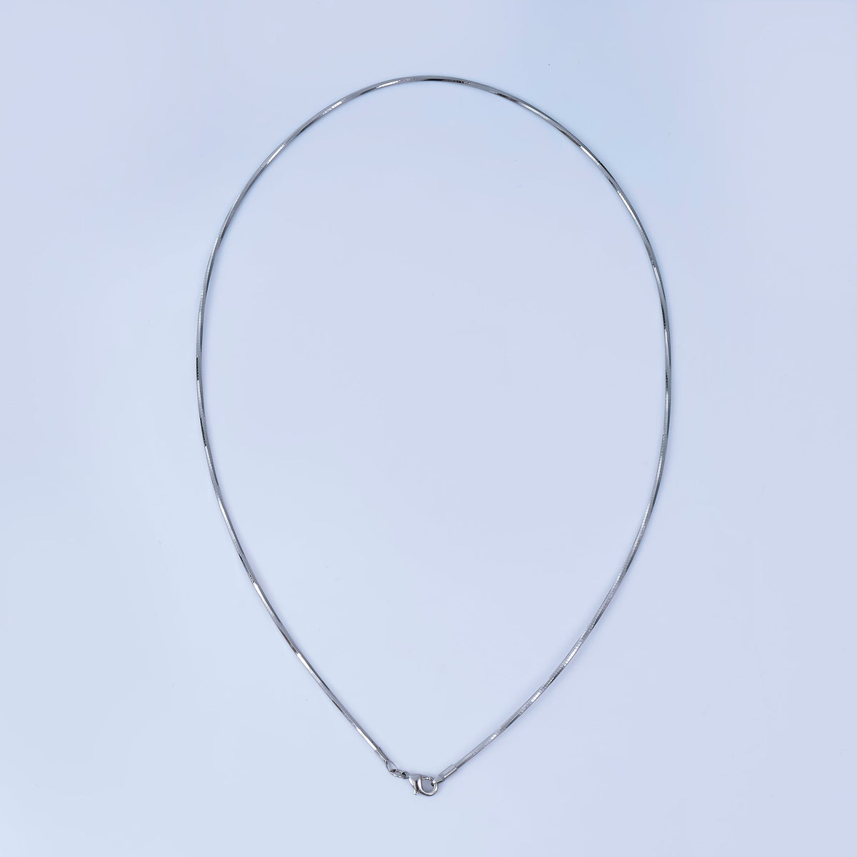 24K Gold Filled Structured Cocoon Chain Collar Necklace in Gold & Silver | WA-3137 WA-3138