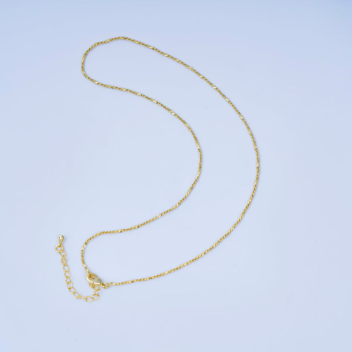 24K Gold Filled 1.5mm S-Link 16 Inch Chain Necklace | WA-3226