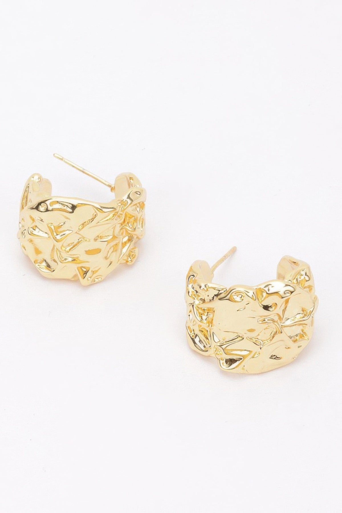 Gold Plated Metal Earring