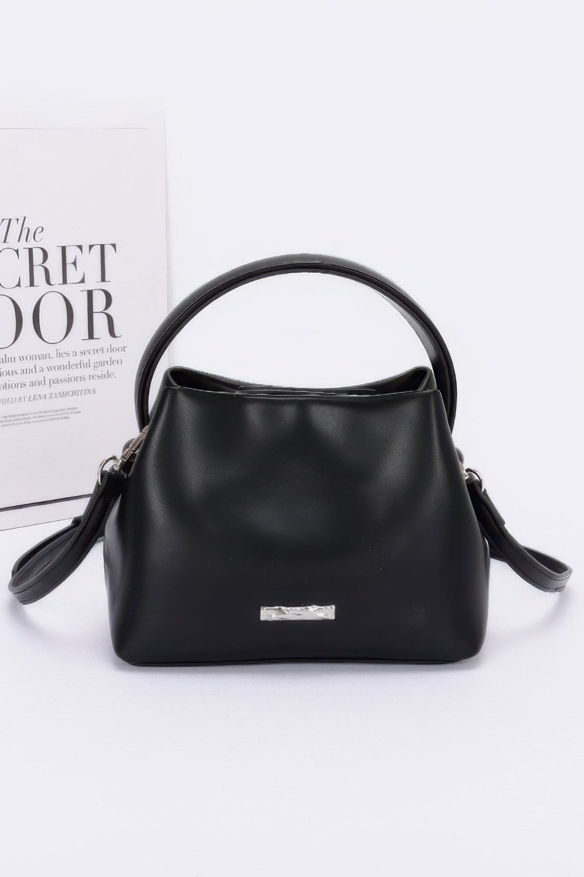 Faux Leather Tote Bag
