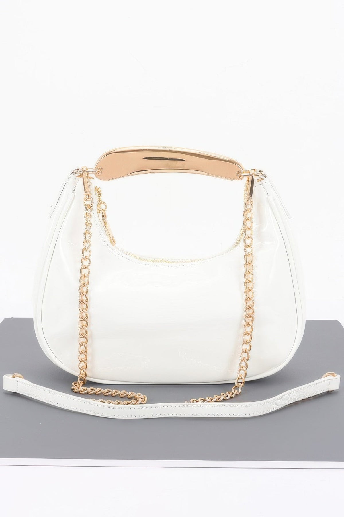Enamel Metal Handle Bag