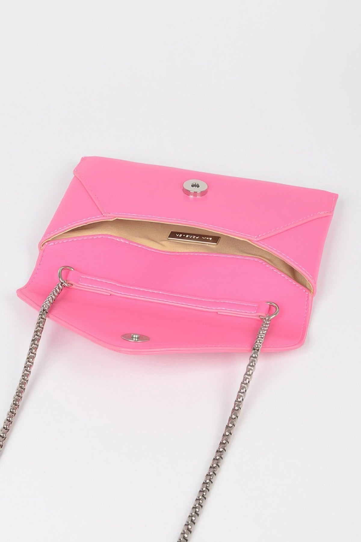 Faux Leather Small Envelope Clutch