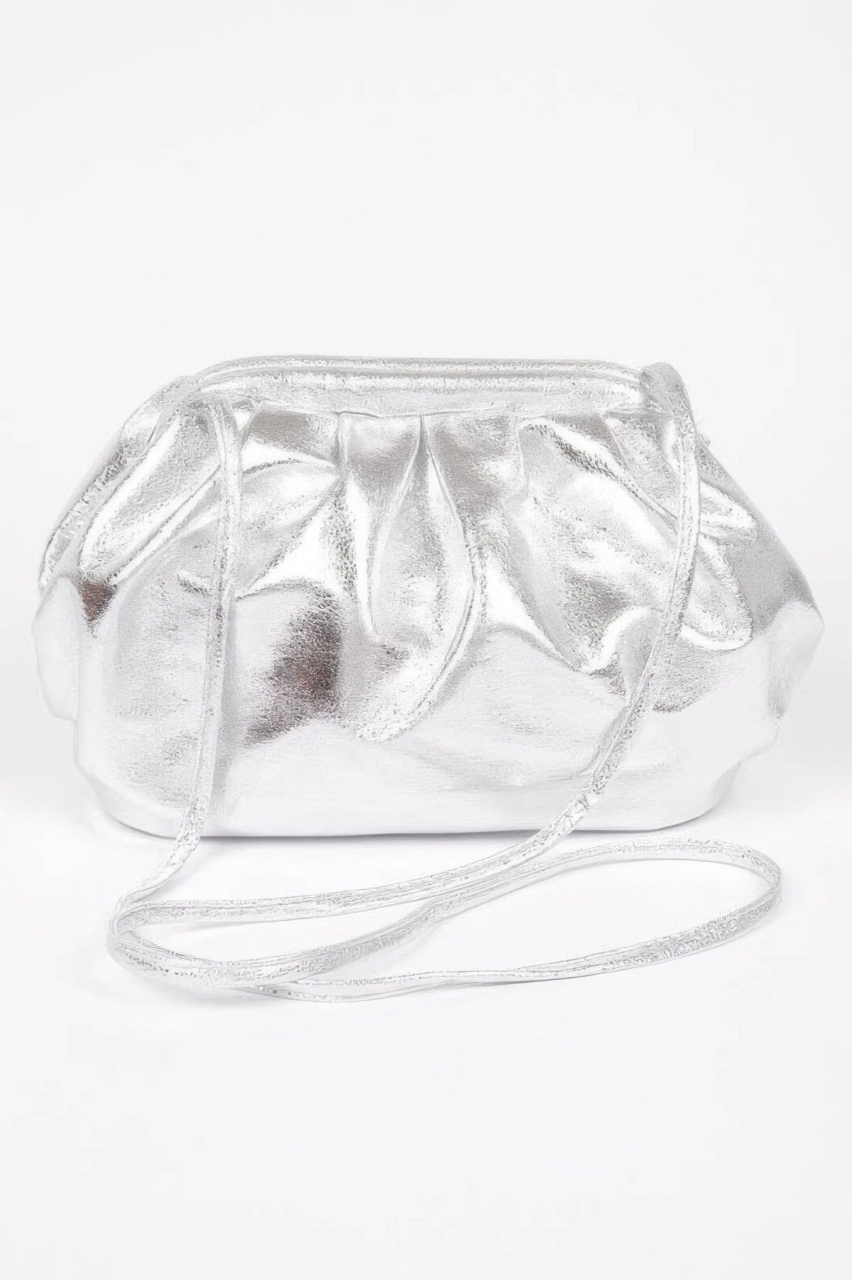 Metallic Pu Crossbody Bag