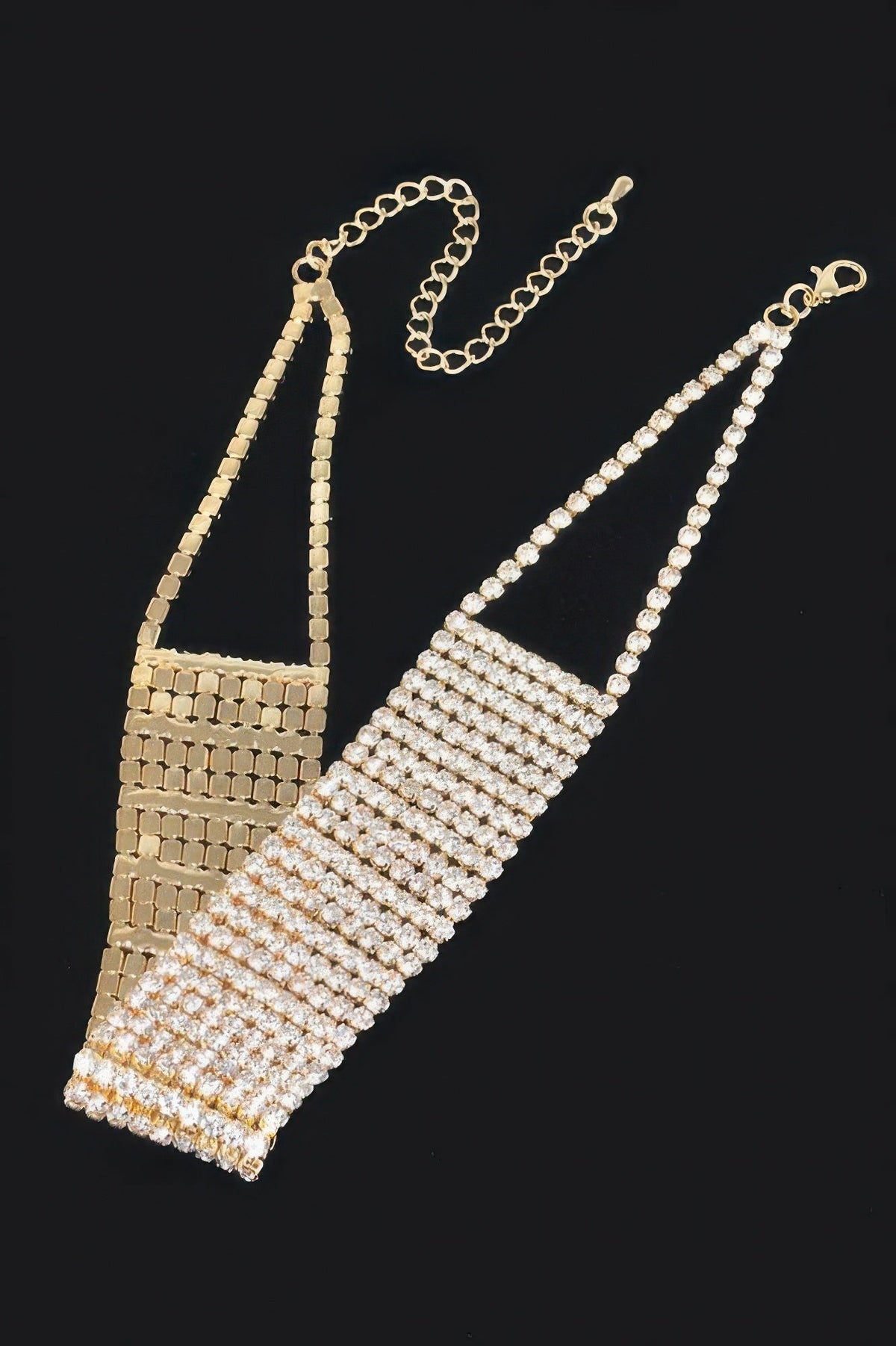 Sparkle Rhinestone Choker Necklace