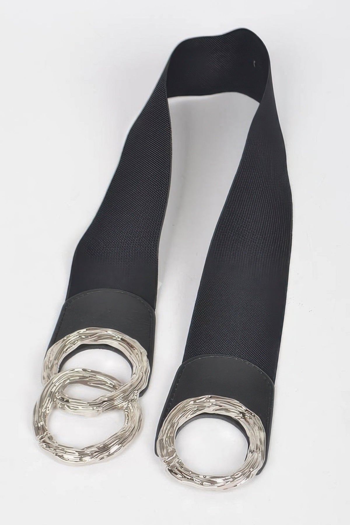 Triple O Ring Buckle Elastic Belt