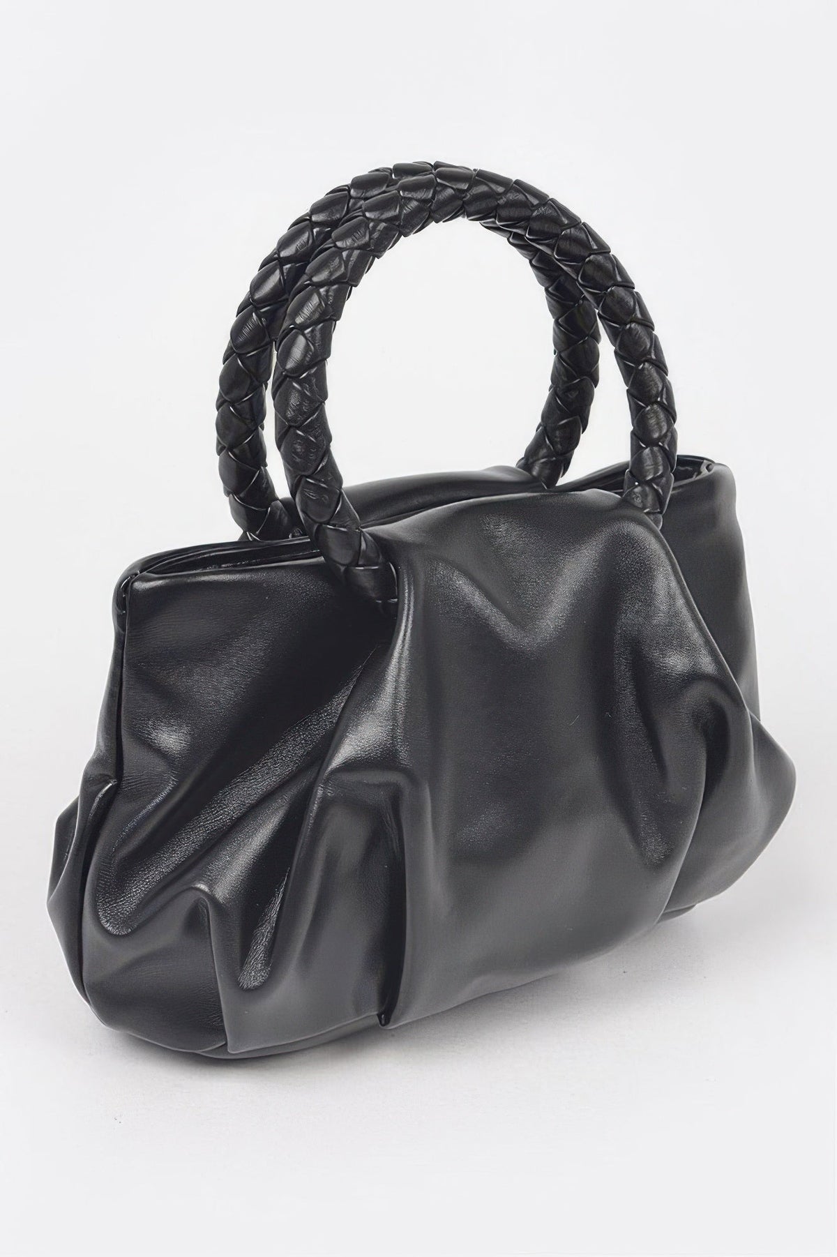 Braided Handle Crossbody Bag