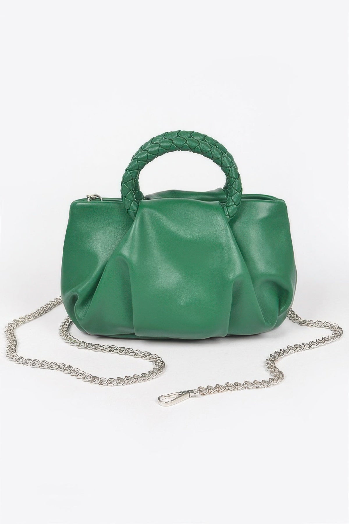 Braided Handle Crossbody Bag