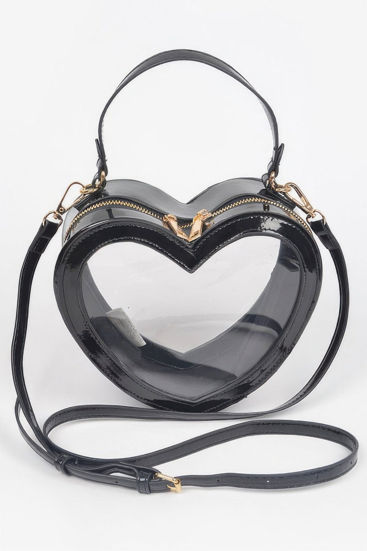 Heart Shape Transparent Crossbody Bag