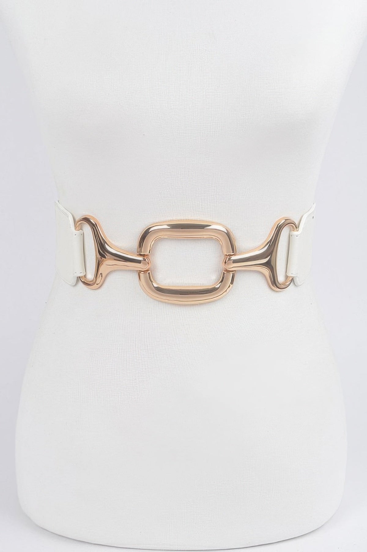 Multi Metal Buckle Stretch Plus Size Belt