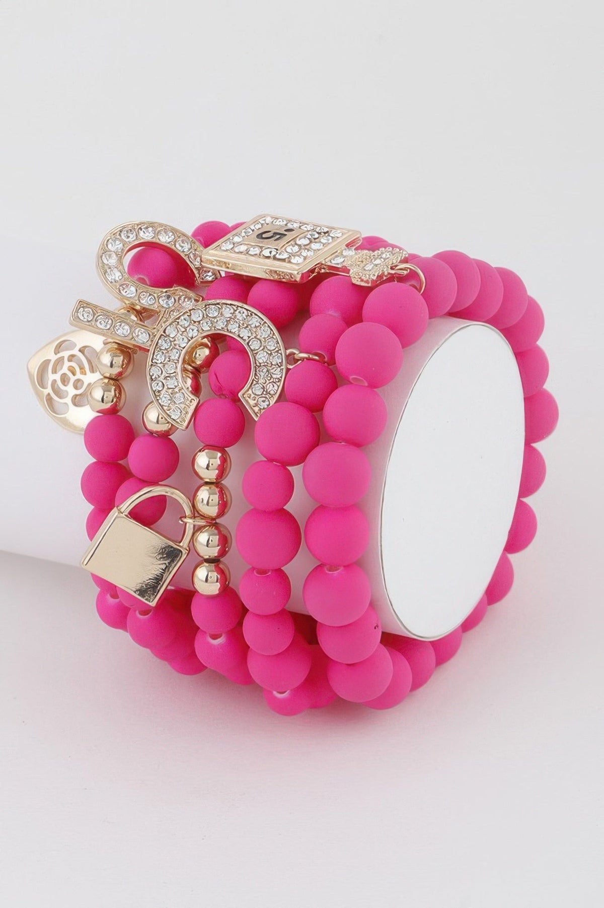 Beaded Luxury Charms Bracelet