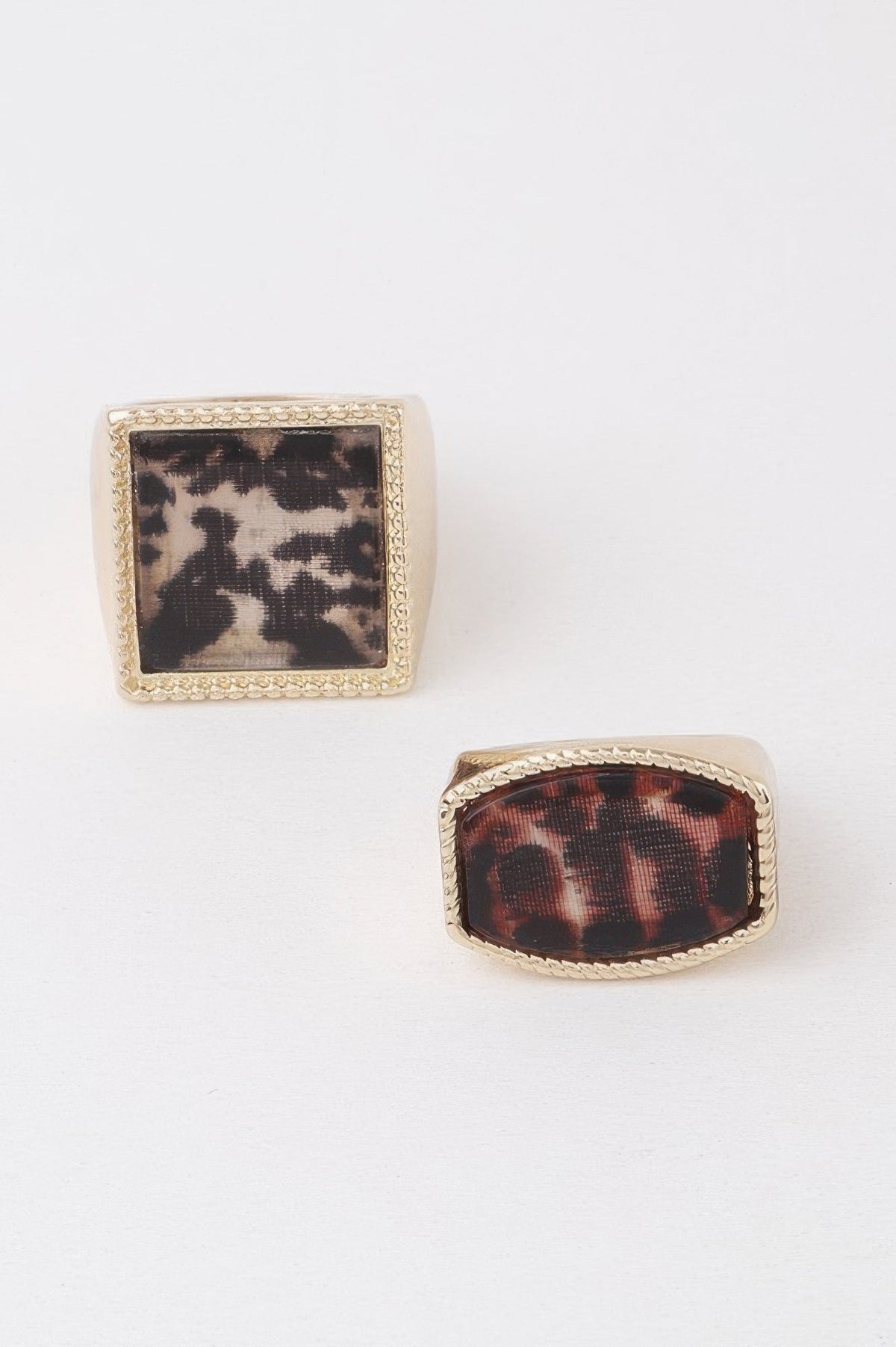 Bulky Animal Print Rings