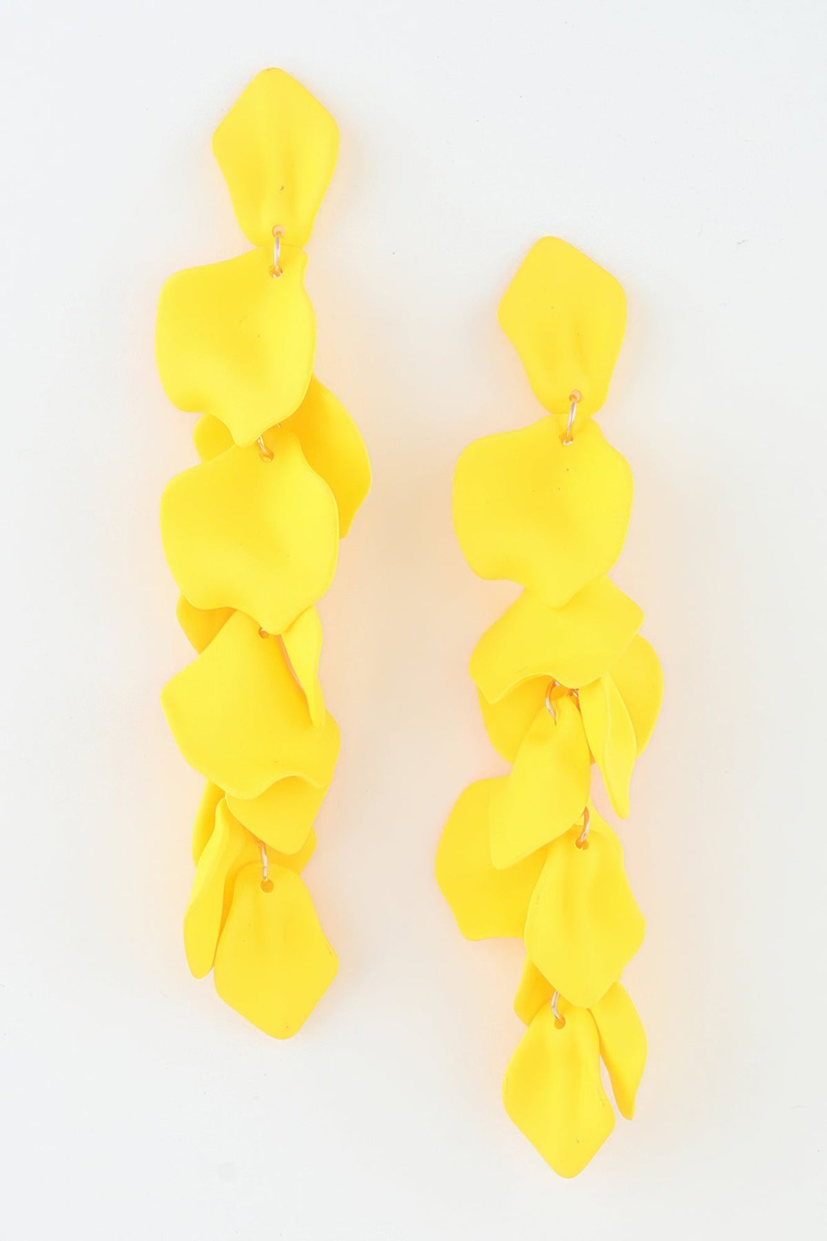 Bright Petal Blossom Drop Earrings