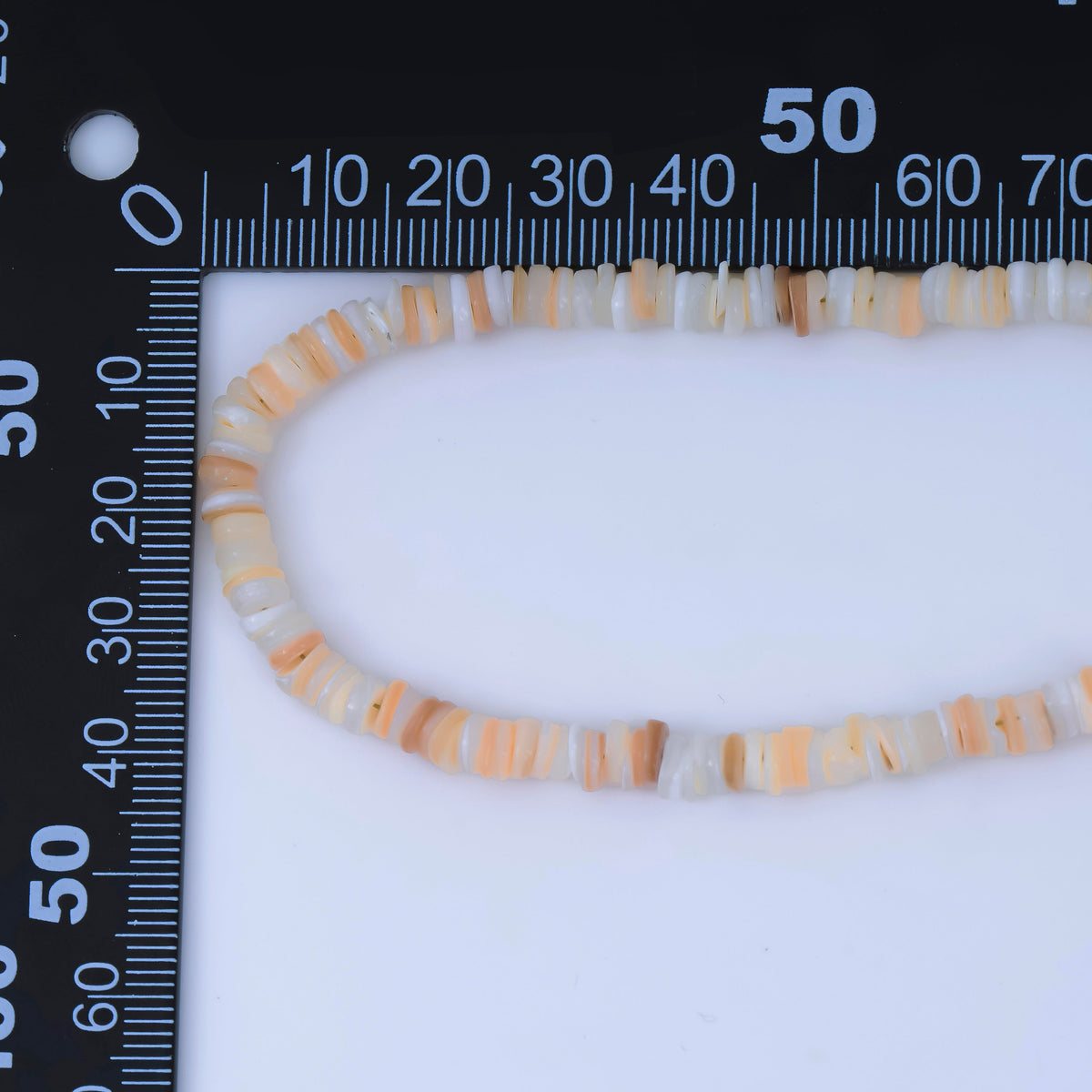 24K Gold Filled Irregular Natural Brown Shell Chip Beads Pearl Gemstone 15.75 Inch Handmade Necklace | WA-03247