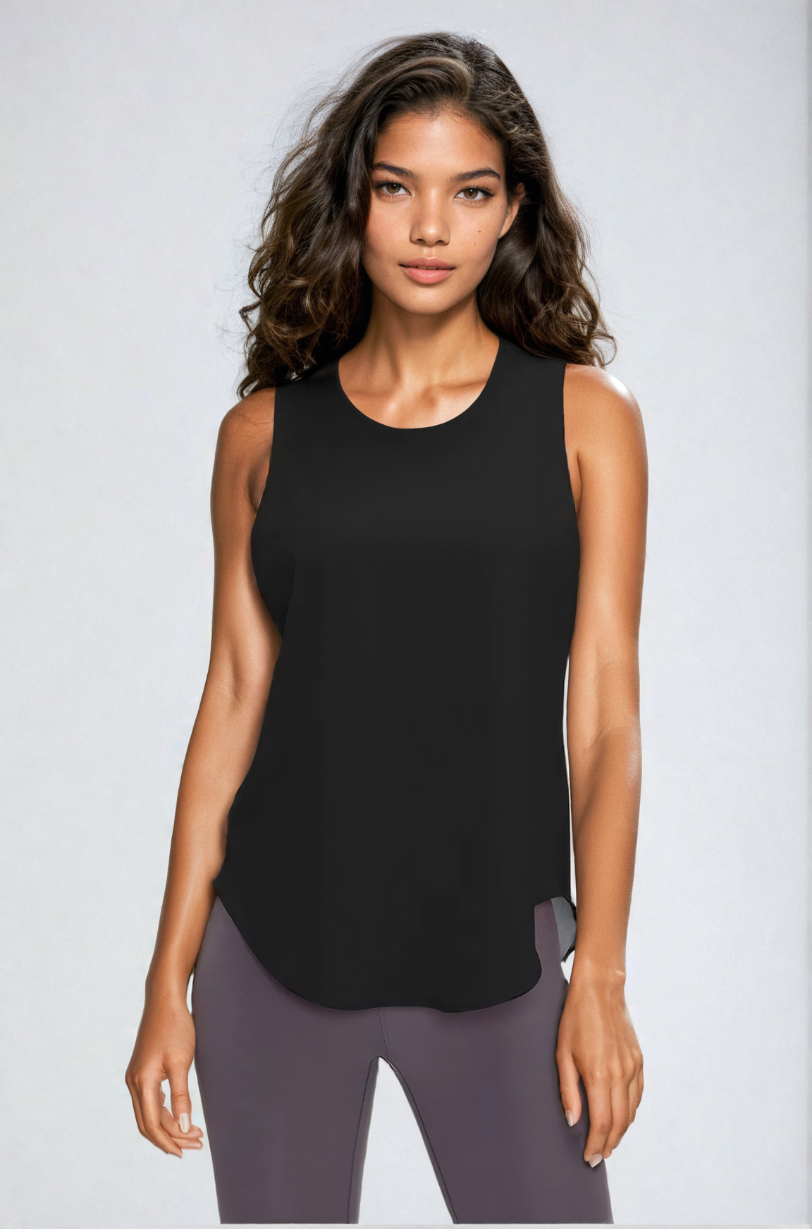 Split Back Tank Top