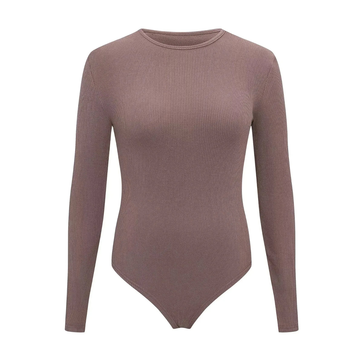 Women Long Sleeve O neck Tight Skinny Skims Style replacement Ribbed Bodysuit