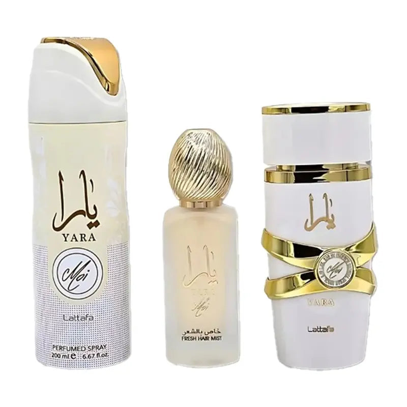 Yara Moi By Lattafa For Women EDT Spray (3pc Git Set)
