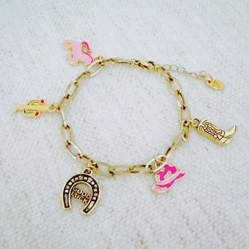 Yeehaw Rodeo Charm Bracelet – Western Icons