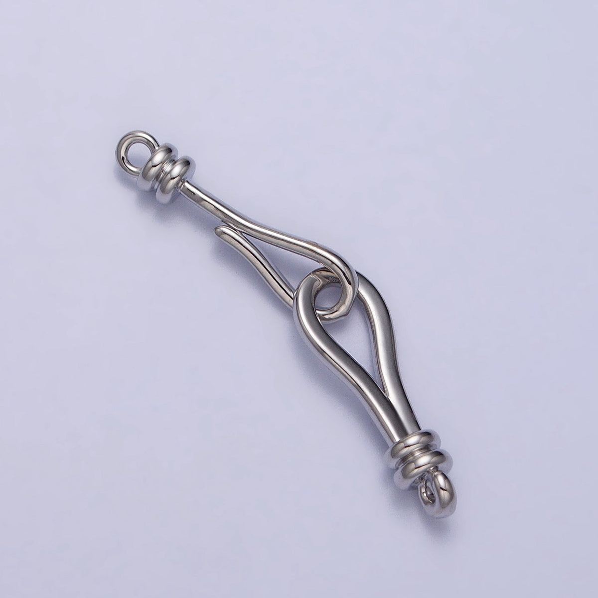 Gold, Silver Clasps With Hook for Jewelry End Clasp Closure Supply for Jewelry Making Z-057 Z-058