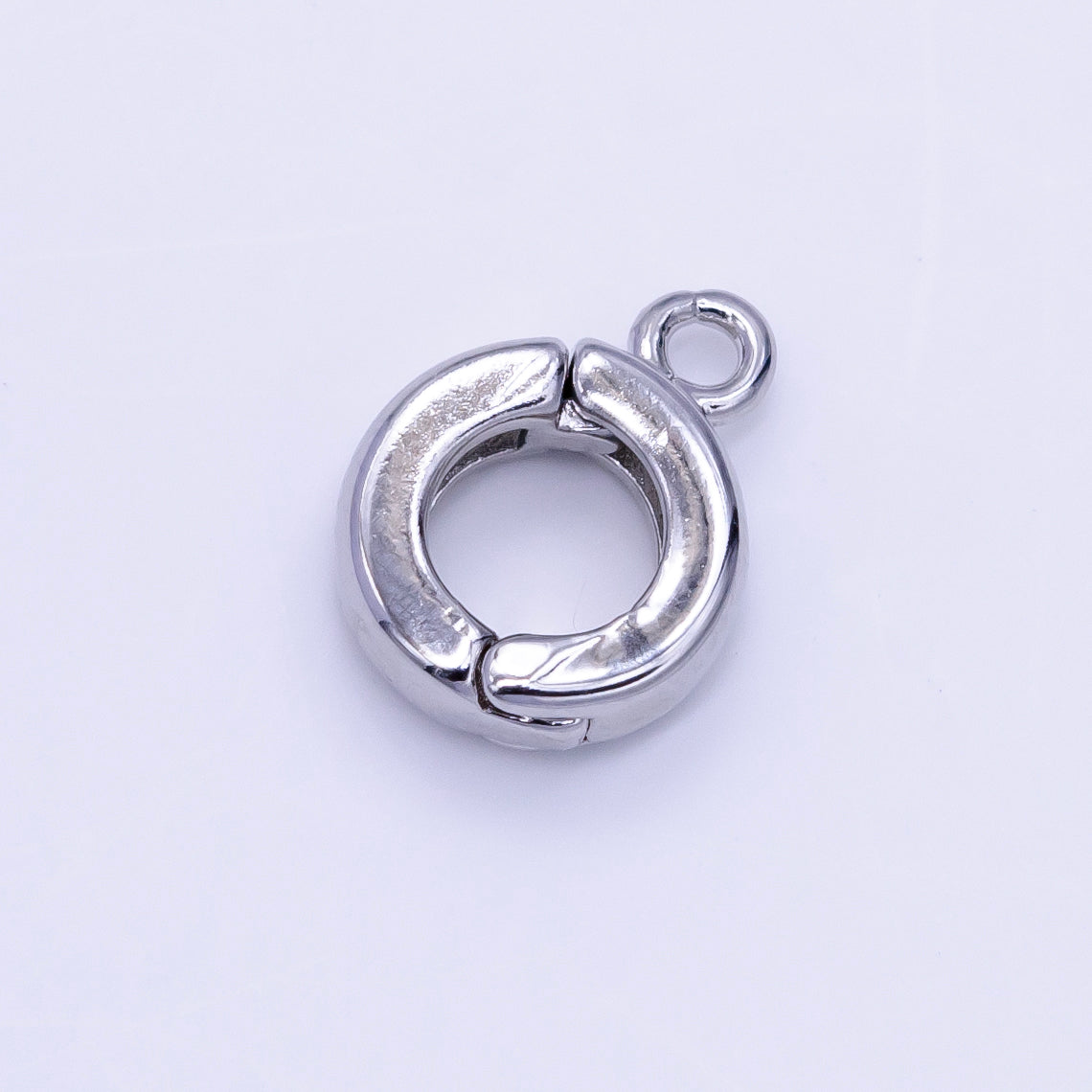 24K Gold Filled Snap Interchangeable Charm Holder Jewelry Making Supply in Gold & Silver | Z-916 Z-917