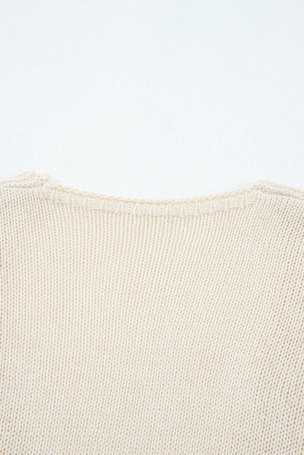 Smoke Gray Solid Color Hollow Knit Cardigan