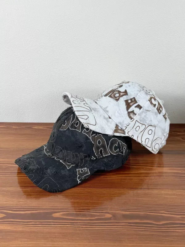 Distressed Adjustable Baseball Cap