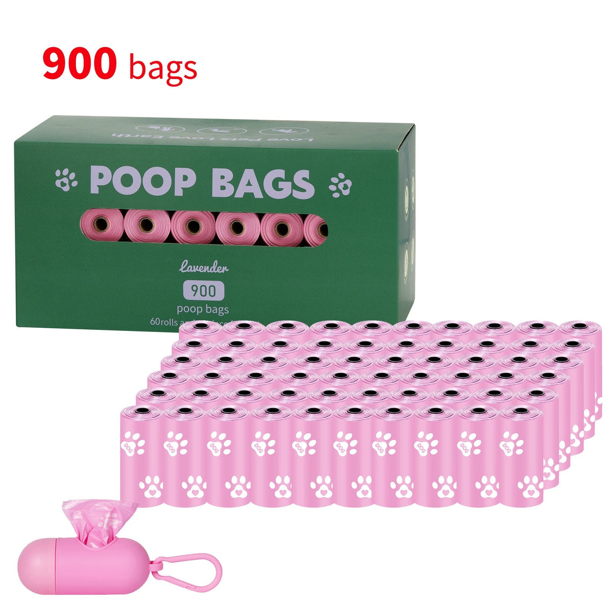 Handle Dog Waste Bag EPI Vest Poop Picking Bags Degradable Cat Litter Bag