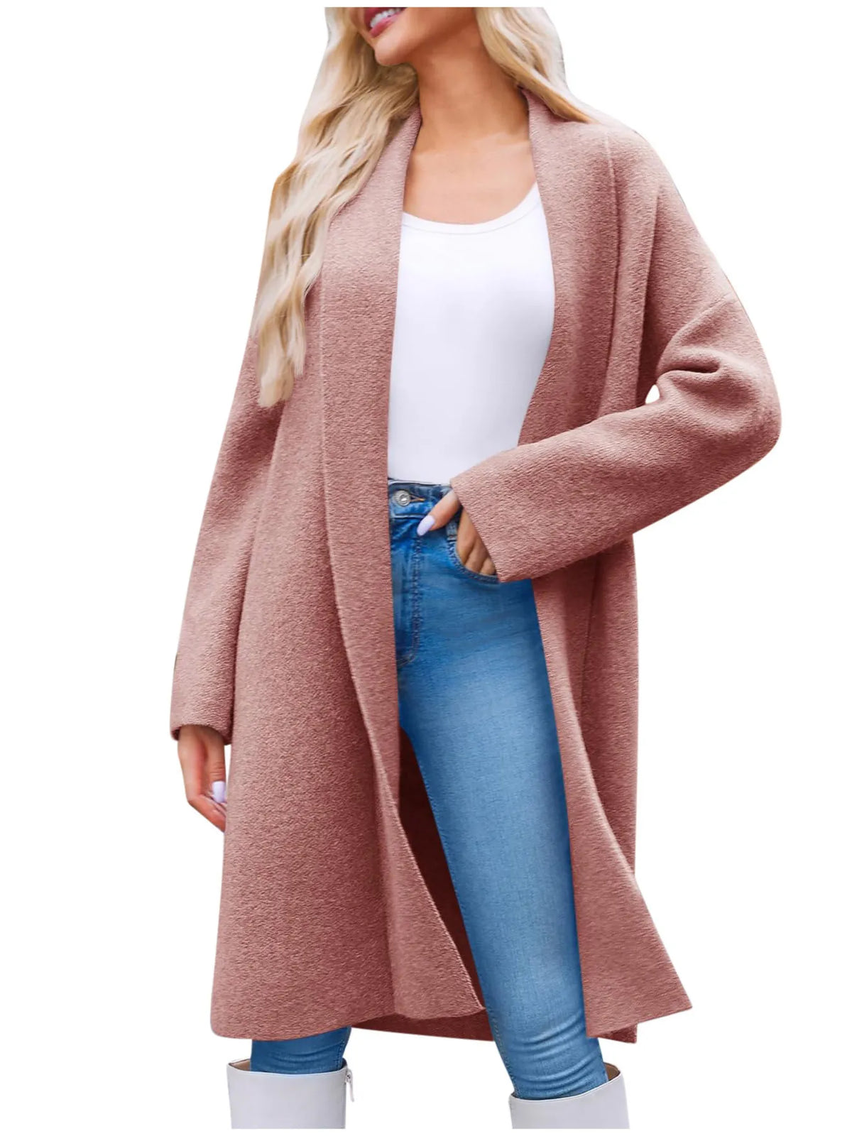 Open Front Longline Coat