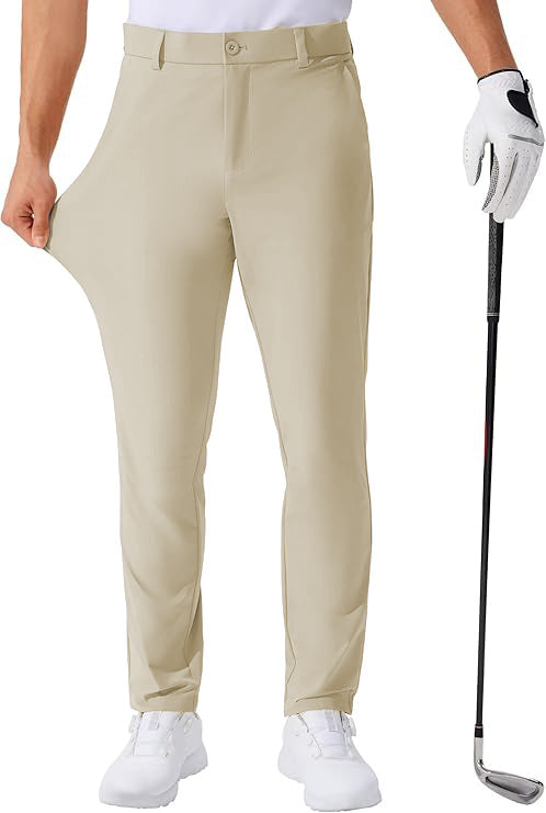 Stretch Solid Color Golf Men&