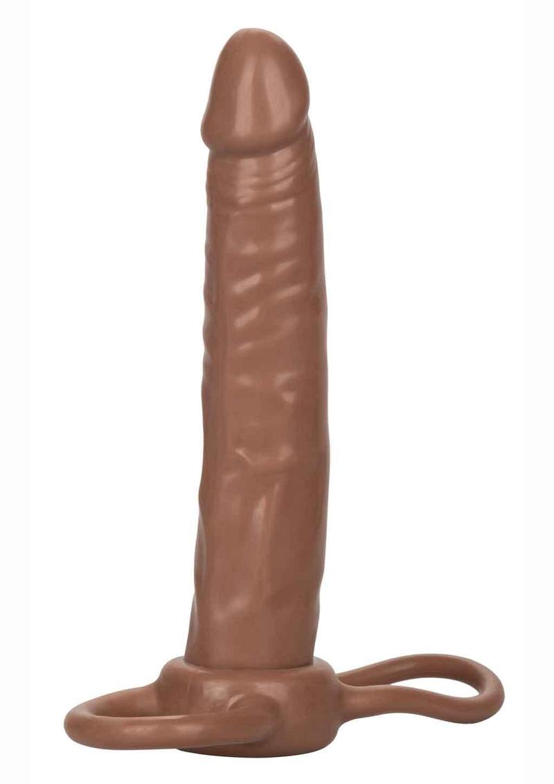 Accommodator Dual Penetrator With Built-in scrotum ring