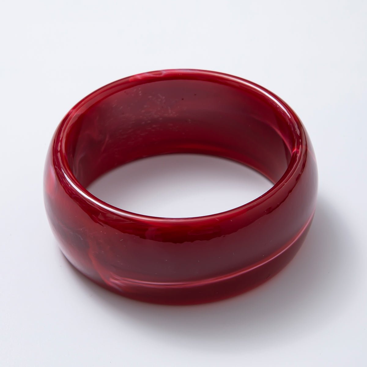 Acrylic Resin Wide Bangle Statement Bracelet | WA-03428 ~ WA-03442