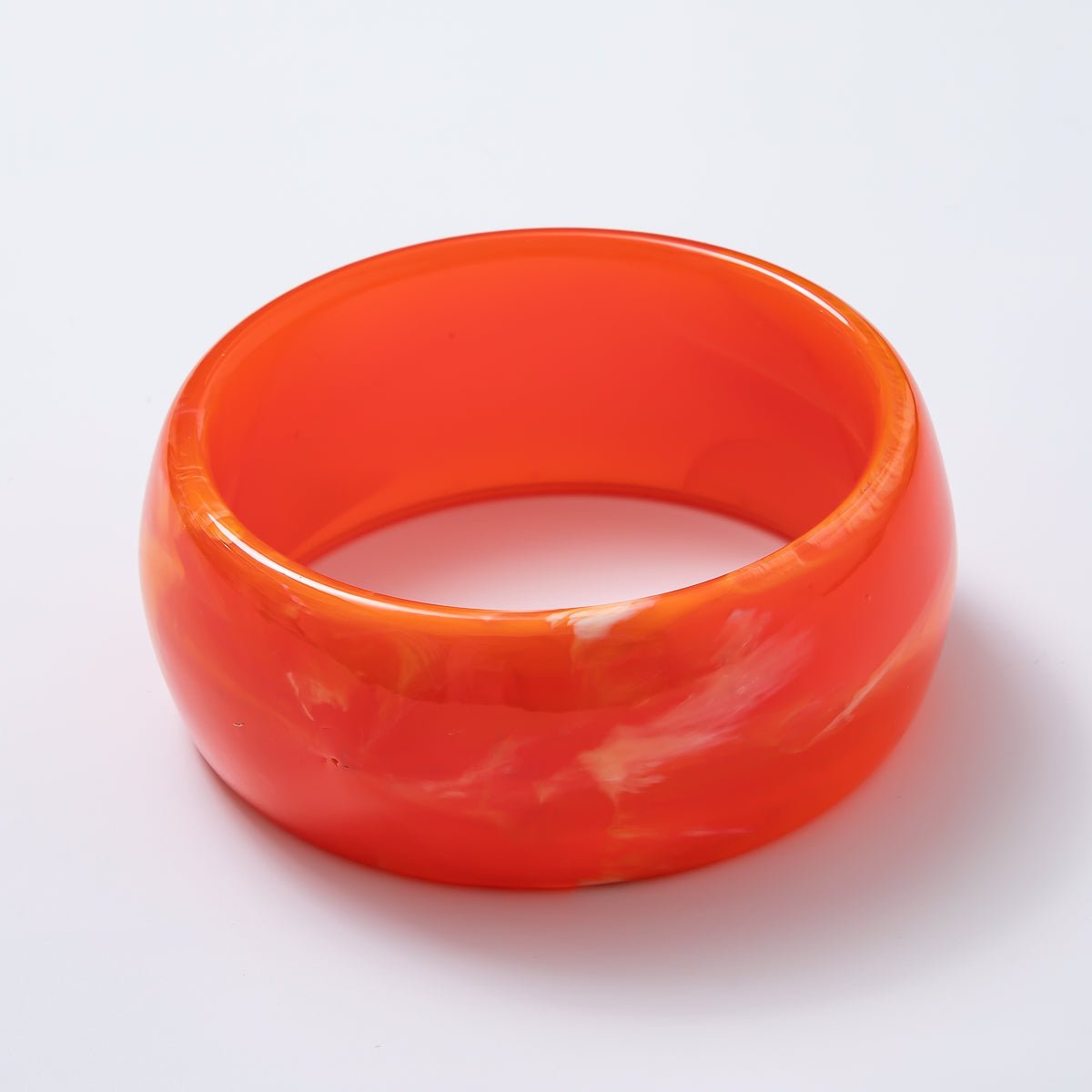 Acrylic Resin Wide Bangle Statement Bracelet | WA-03428 ~ WA-03442