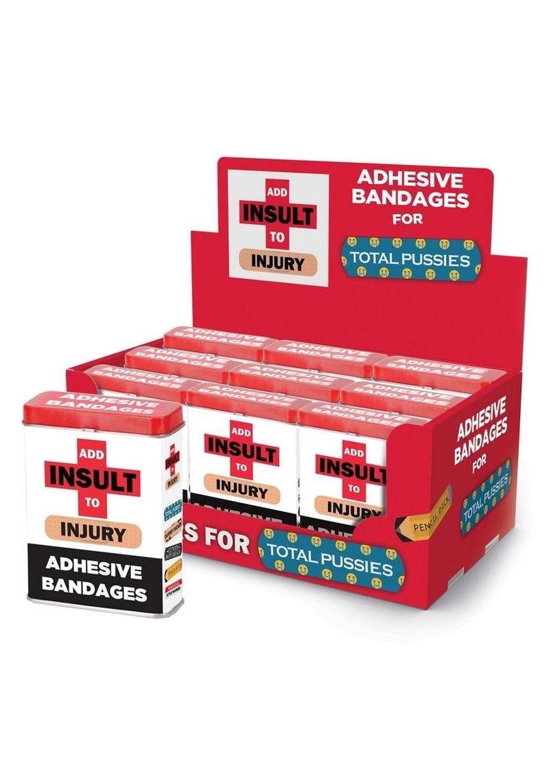 Add Insult To Injury Adhesive Bandages For Total Pussies