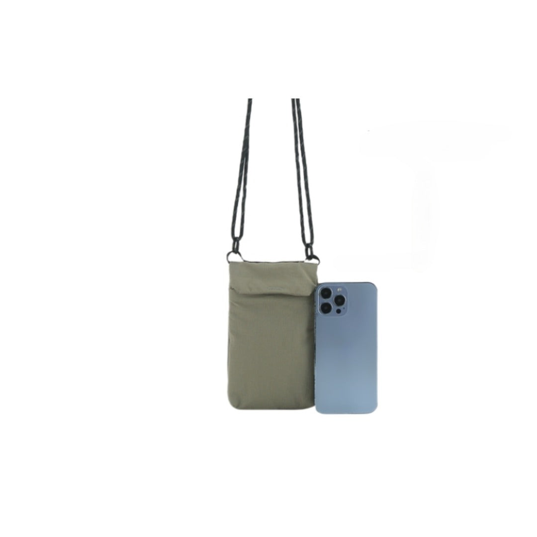 Portable mobile phone bag unisex, multi-functional large-capacity Crossbody bag, casual simple shoulder small crossbody bag
