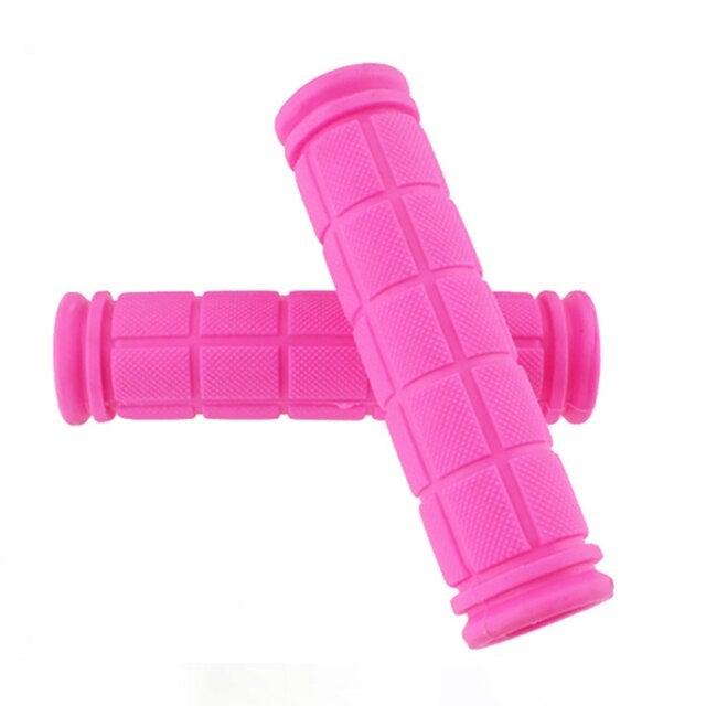 Anti Slip Mountain Road Cycling Bike Bicycle Handlebar Cover Grips Smooth Soft Rubber Non-slip Handle Grip Lock Bar Bike Handlebar Grips Non-Slip Rubber Mushroom Bicycle Grips Perfect For Scooter Cruiser Tricycle
