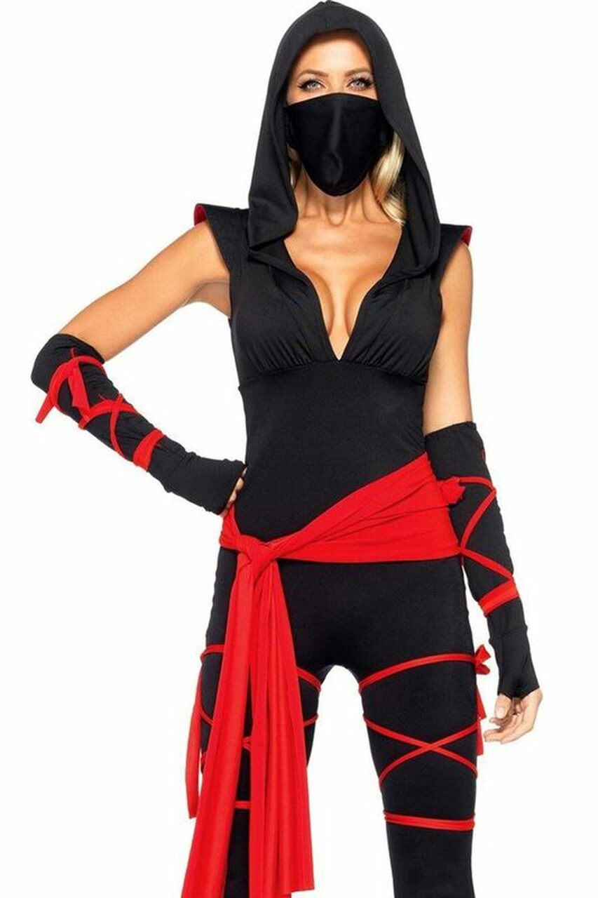 Deadly Ninja Costume with Face Mask