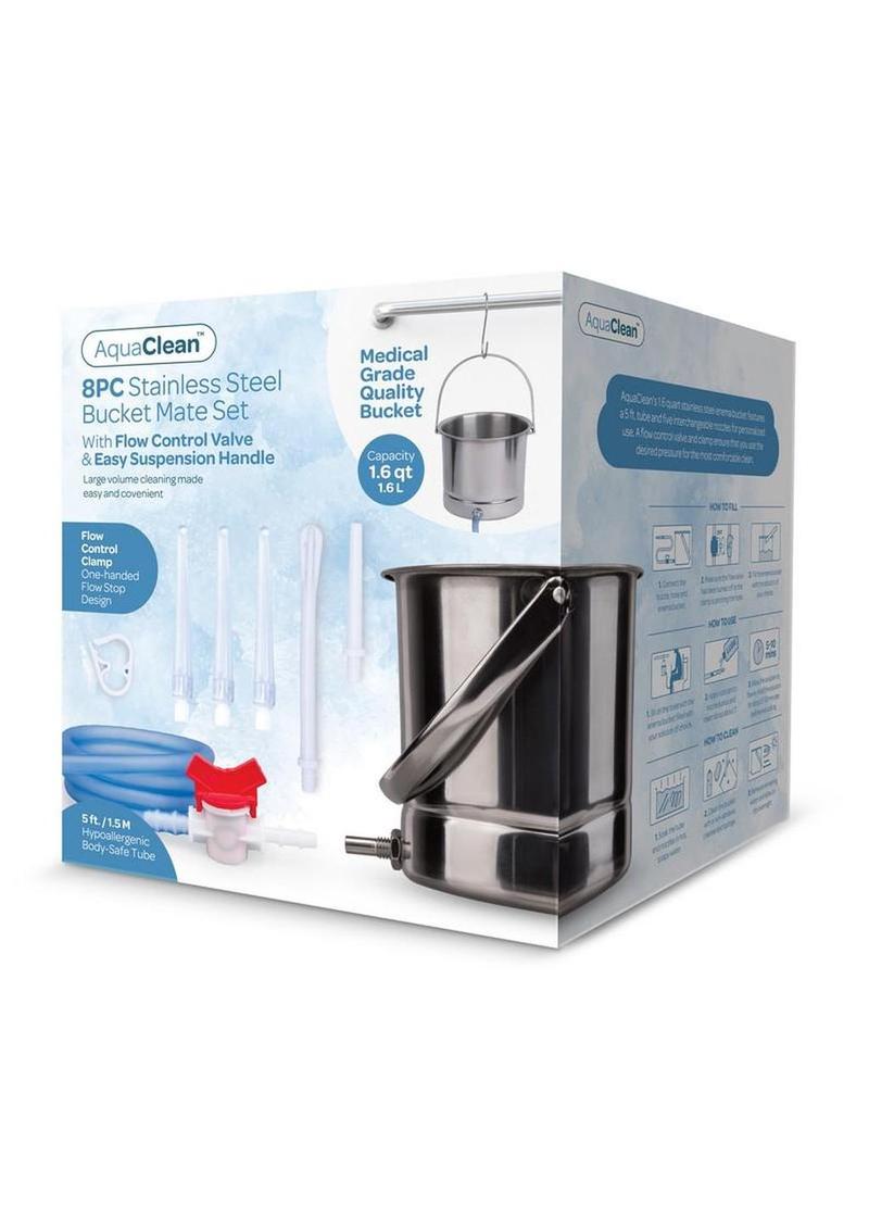 AquaClean Stainless Steel Bucket Mate Set
