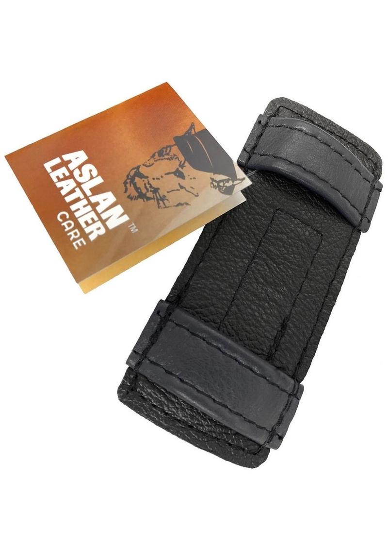 Aslan Leather Double Up Dildo Cuffs