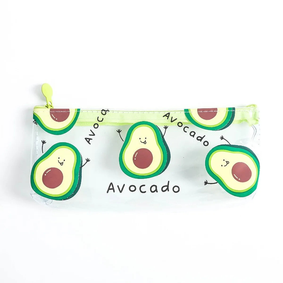 Cute Kawaii Avocado Pencil Case