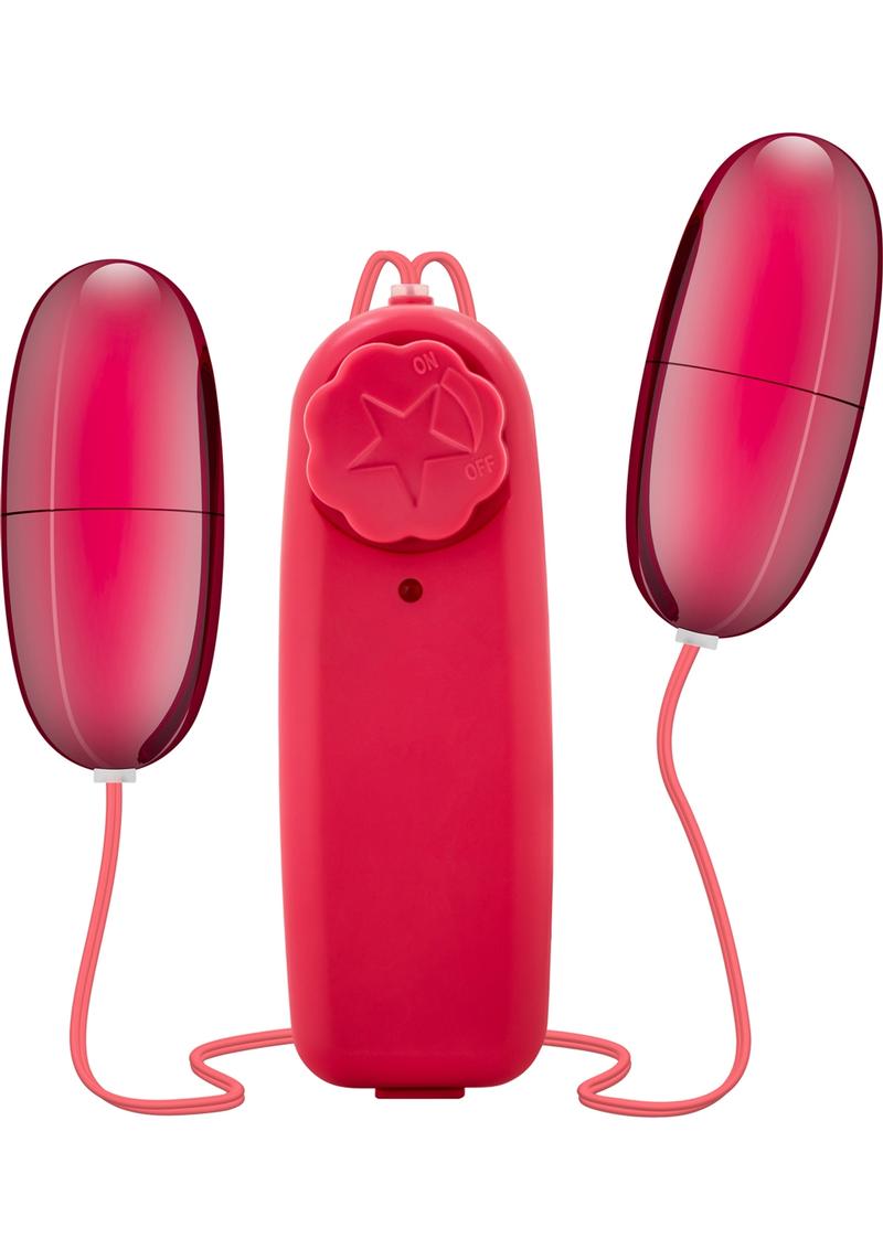 B Yours Double Pop Eggs With Wired Remote Control Vibrators
