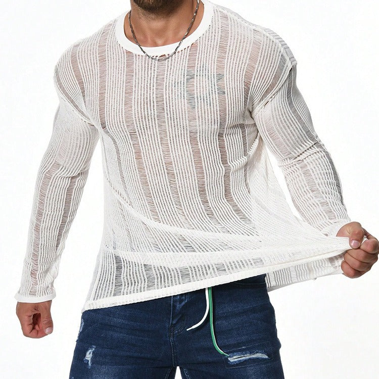 Long Sleeve Loose All-matching Sweater Men&
