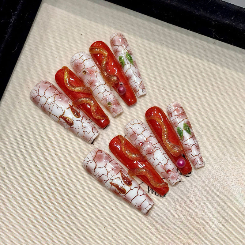 1023- Handmade press on nails fake nails removable