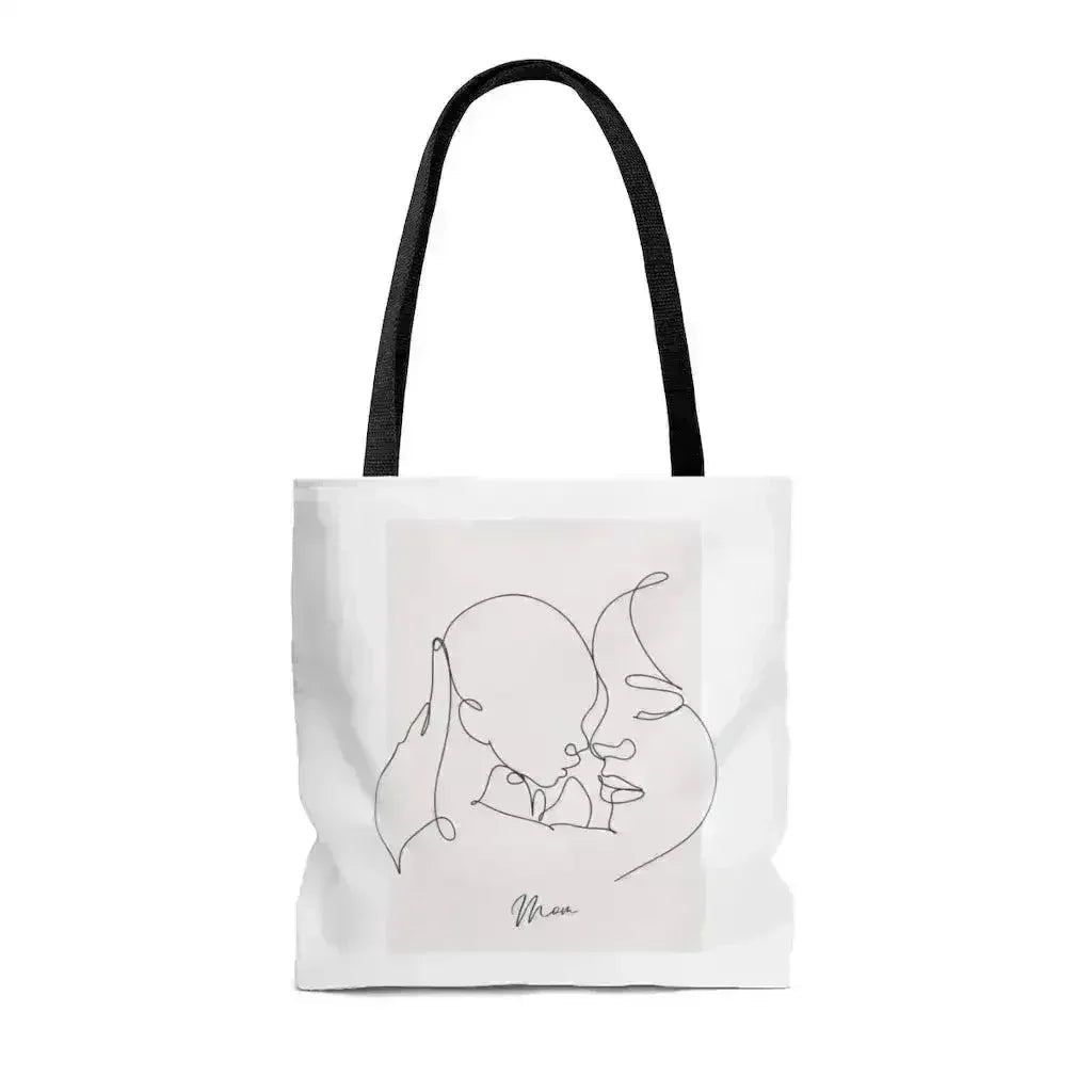 Mom and I Tote Bag - Double-Sided Print Medium Shopper