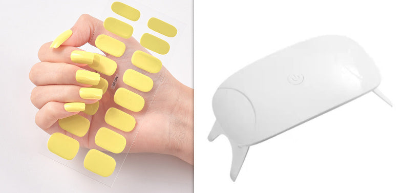 Waterproof Long Lasting Nail Stickers Letter Color